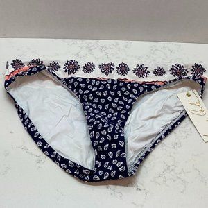 NWT Anne Cole Leaf Bikini Bottom Swimsuit